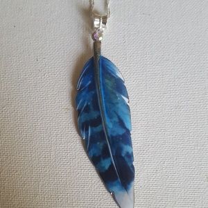 Feather necklace